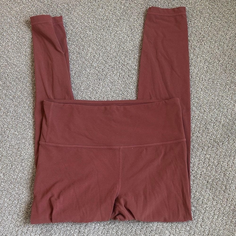 Athleta Warm Brown rust Leggings